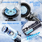 Outdoor Portable Handheld Fan Mini Cooling Rechargeable High capacity