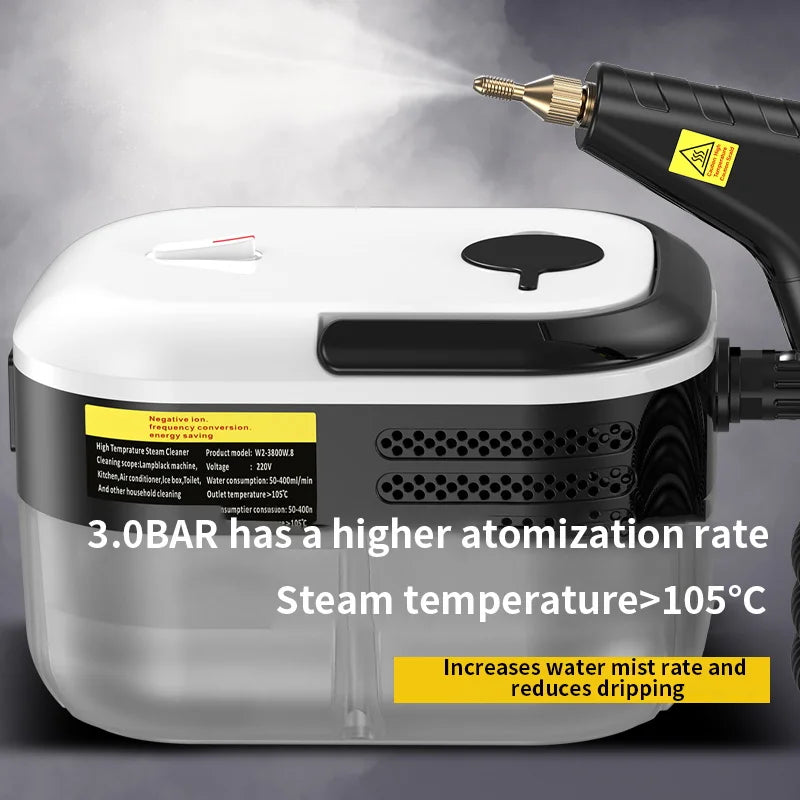 High PressureTemperature Steam Cleaner Steam Mop Sterilization Handhled Household Air Conditioner Kitchen Furniture Bathroom Car