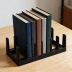 6-Grid Pot Lid Organizer Rack Space-Saving Kitchen Cookware Organizer Dish Cutlery Drain Rack Desktop Plastic Bookshelf