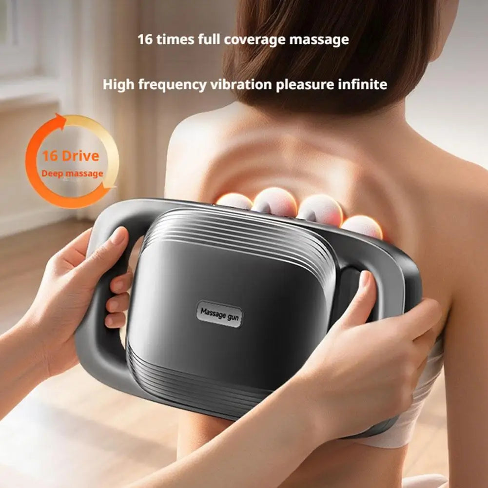 Smart Quickly Relieve Pain Relax Waist Massager 8/16/24 Multi-head Fascia Gun Strong Power Deep Strike Massage Artifact Strength