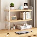 Desktop Bookshelf Kitchen Utensil Storage Rack Office Desktop Storage Rack Acrylic Bookshelf Household Minimalist Storage Rack