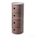 Nightstands Modular Bedside Table Round Large-capacity Storage Bedside Small Cabinet Bedroom Simple Storage Narrow Side Cabinet