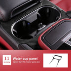 For Porsche Cayenne 2018 2019 2020 2021 2022 2023 2024 Real Carbon Fiber Car Central Control Complete Interior Decoration Frame