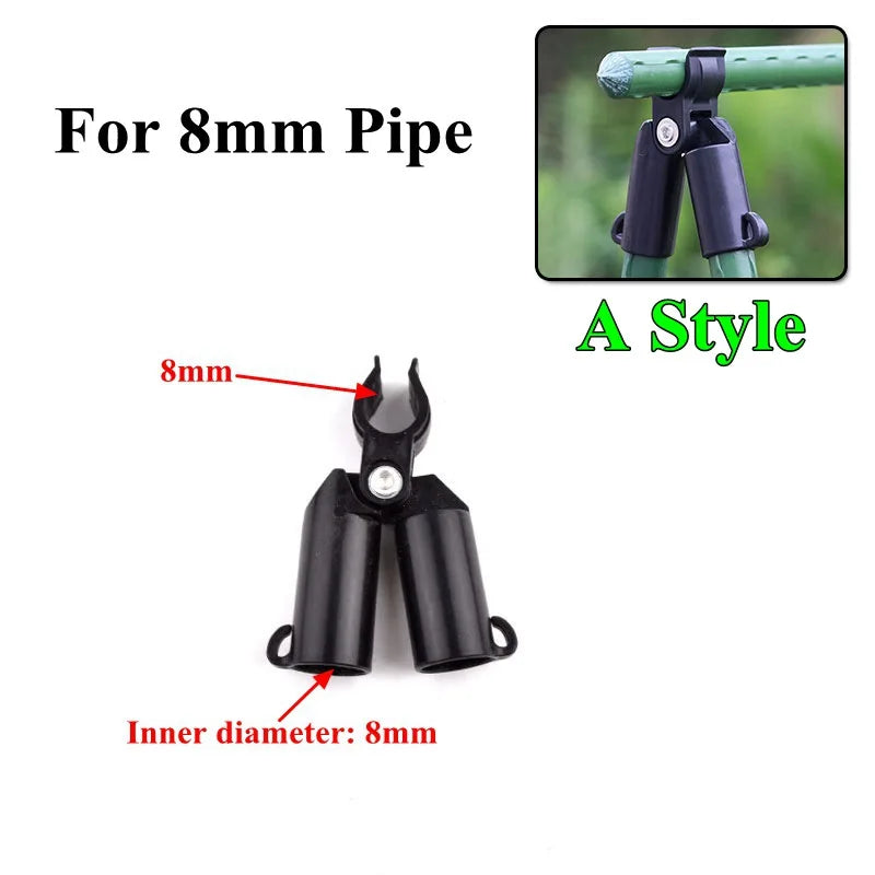 5/10pcs Plant Support A-Btype Fixed Clip, Awning Pillar Plant Grafting Stakes Connector Climbing Vine Bracket Garden Accessories
