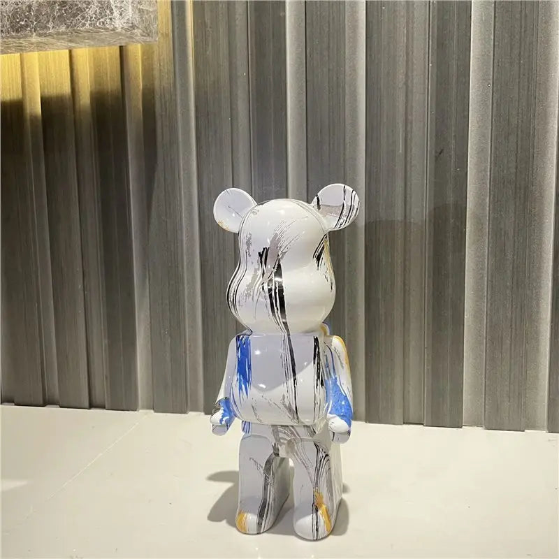 28-35CM Bear Figurines Home DecorationAccessories Modern Stvle Desk DecorationNordic Home Decor Living Room DecorationStatue