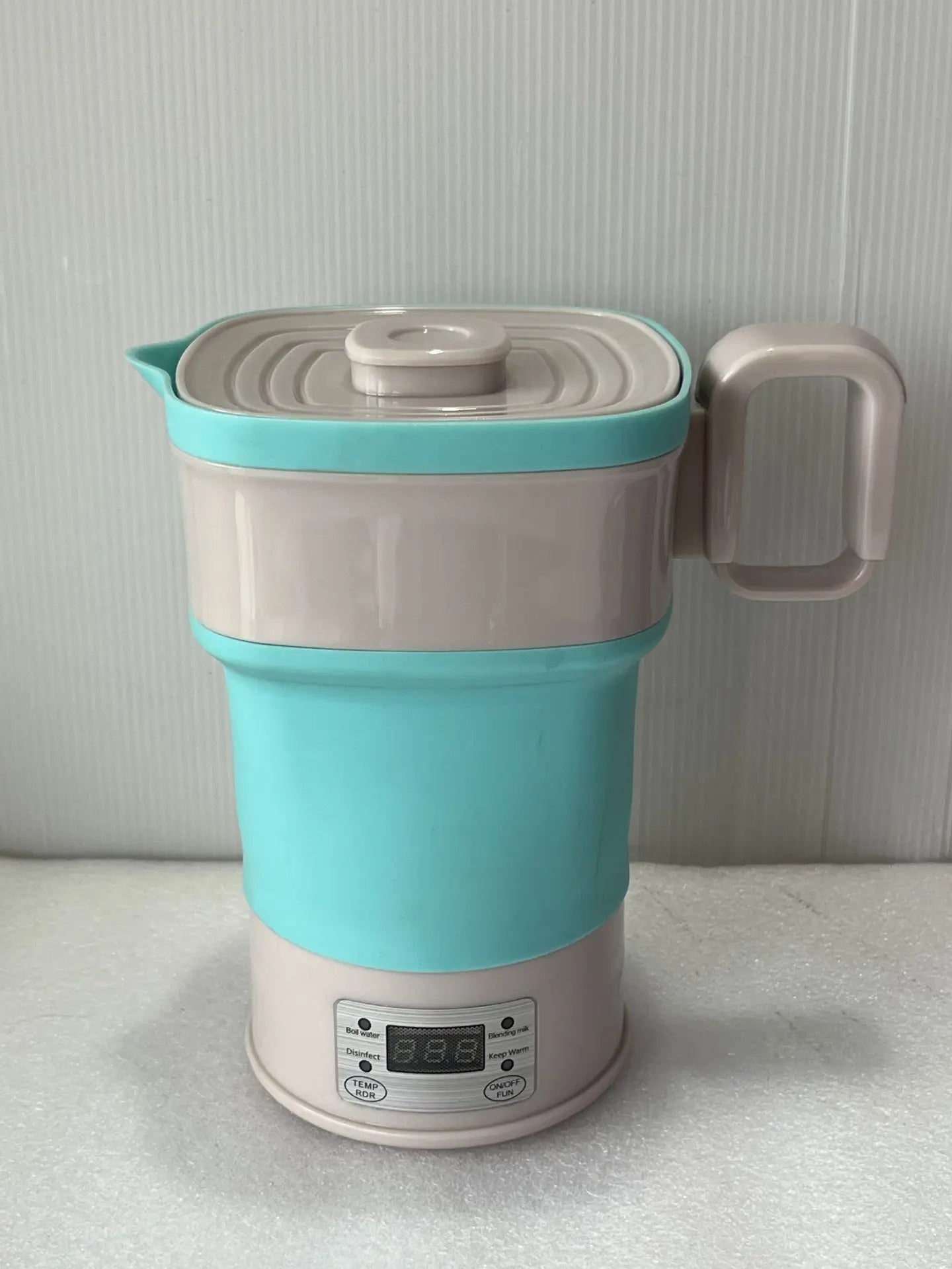 0.8L Foldable Silicone Electric Kettle Auto-power off Portable Travel 800W Thermostatic Water Bottle kitchen gadgets 110V-240V