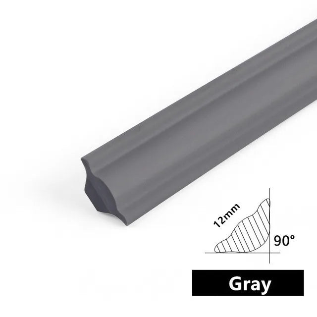 5M 3D Foam Ceiling Decor Edge Strip Corner Line Sticker Waterproof Self Adhesive Living Room Border Corner Beautification Line