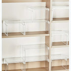 1 layered shelf, refrigerator storage shelf, kitchen storage shelf, toy figurine storage shelf, cosmetics layered storage shelf