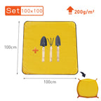 Waterproof Foldable Planting Mat Garden Mat Garden Potting Pad for Flowerpot Transplanting Mixing Soil Plant Pruning Garden Tool