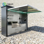 Customized Garden Outdoor Kitchen Outdoor Wooden Shed Kitchen Modular Outdoor Kitchen Islands