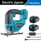 65mm Electric Jigsaw Portable Cordless Jig Saw Multi-Function Woodworking tools wood cutting machines For Makita 18V Battery