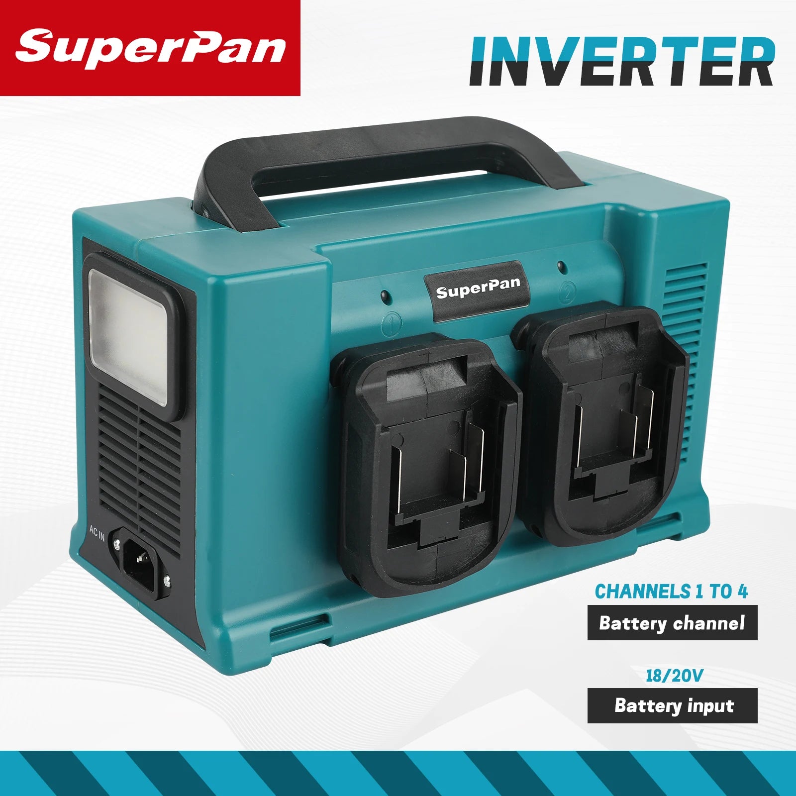 Power Inverter,120V/220V Portable Generator with USB, 280 Lm C-type LED Camping Light