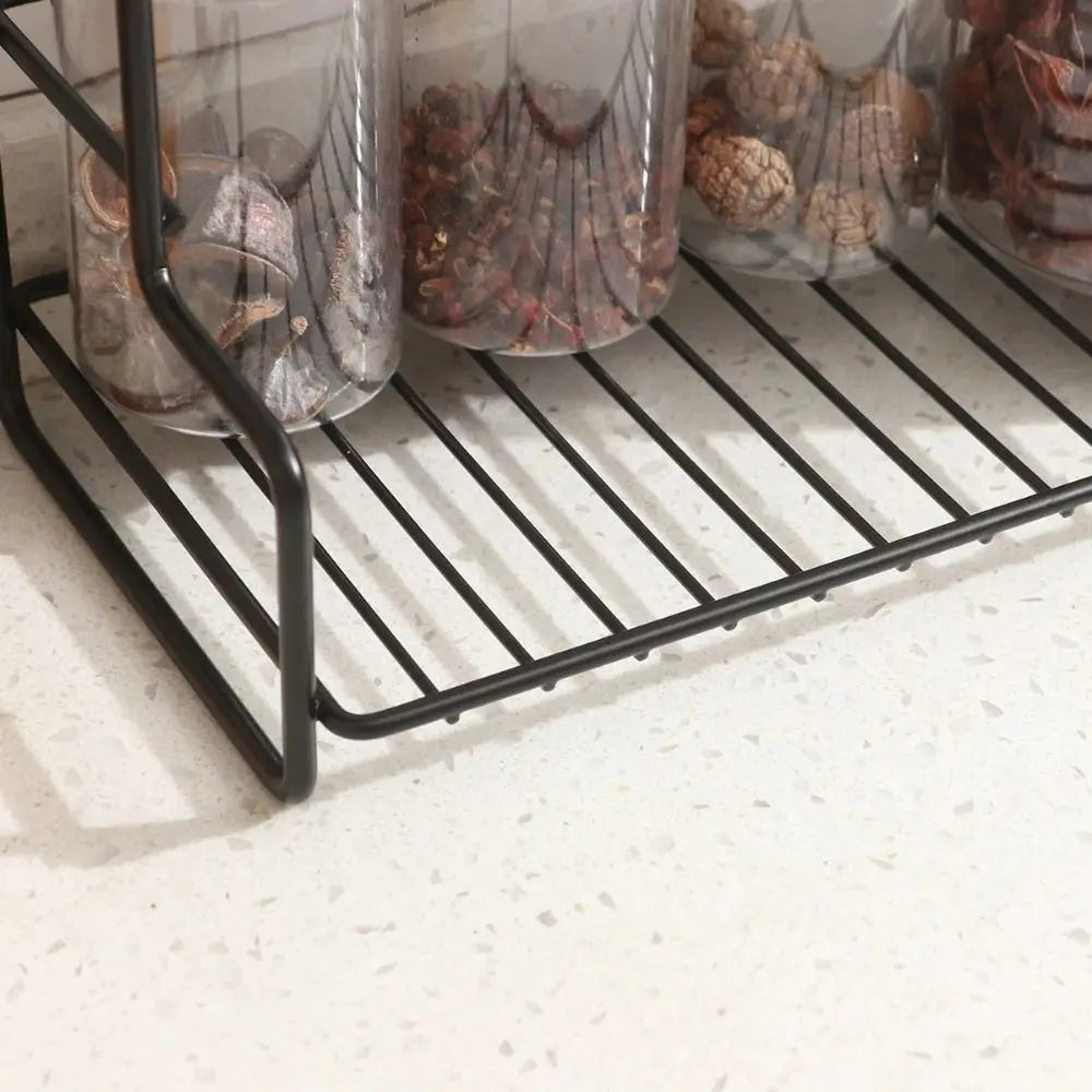 Modern Kitchen Organizer Shelf Waterproof Space Saving Kitchen Storage Stand Convenient Household Bathroom Storage Rack