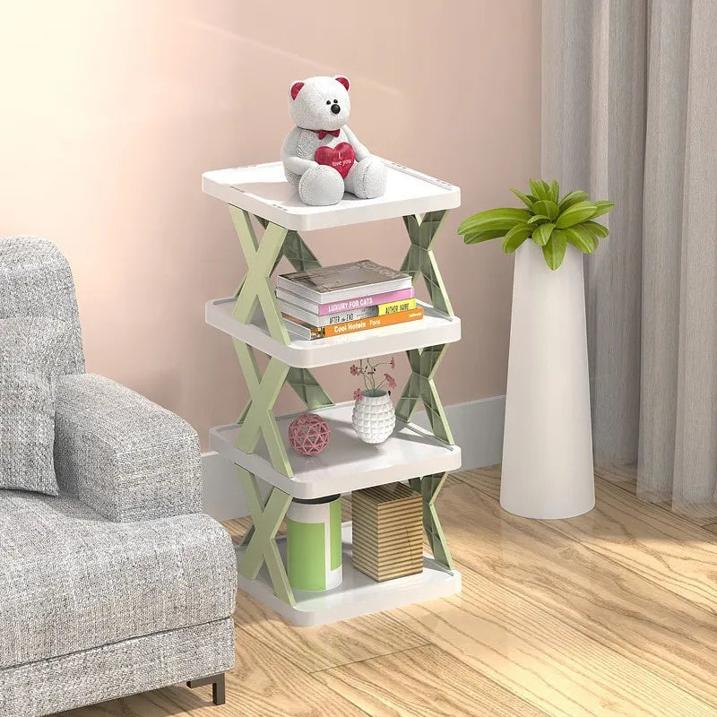 CreativeShoe Rack,Home Dormitory Economical and Space-saving Storage Plastic Multi-layer Shelf,Small Shoe Cabinet