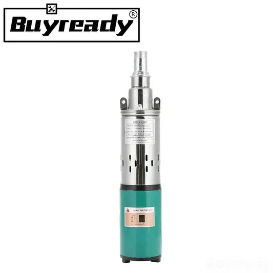 9m Wire Lift=30m-45m 20L/min 12V 24V Solar Pump Deep Well Water Pump Screw Submersible Pump Irrigation Garden Home Agricultural