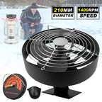 4 Blades Stove Fan Heat Powered Fireplace Fan Log Wood Burner Eco-fan Quiet Fireplace Fan Home Winter Warm Heat Distribution무동력팬