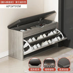 Shoe Change Stool at the Entrance to the Door, Household Seated Shoe Cabinet Seat, Integrated Shoe Rack, Soft