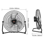 VEVOR Floor Fans 3 Speeds High Velocity Heavy Duty Industrial Fan 4800