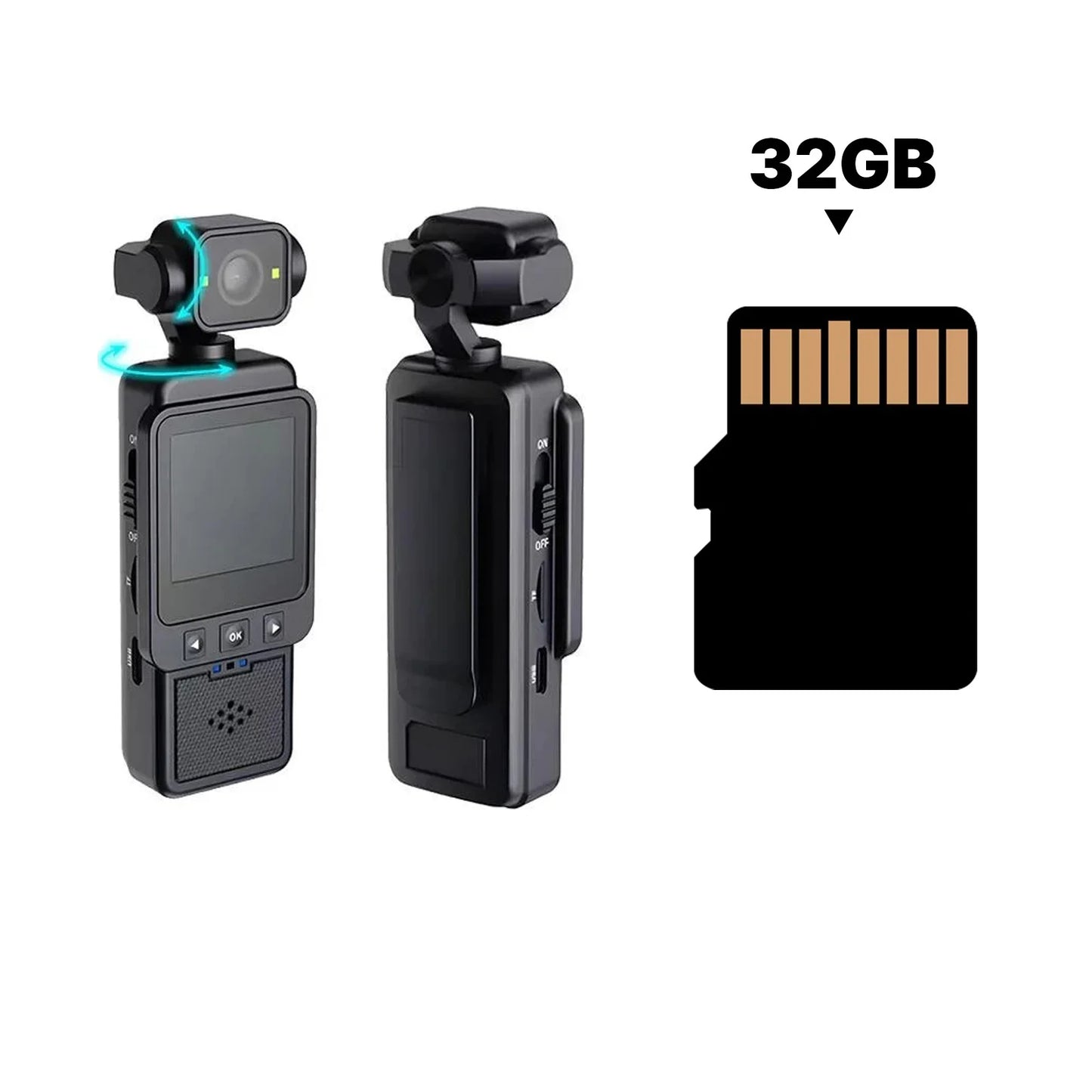 HD 1080P Mini Camera Portable Digital Video Recorder Cycling Cam Wireless Wifi Camera Infrared Night Vision Police Cam for Home