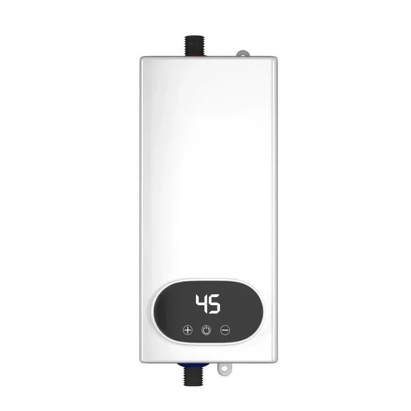 4500W Electric Water Heater Mini Tankless Instantaneous Water Heater Kitchen Bathroom Shower Hot Water Fast Heating