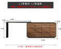 FG11Medieval style new all-solid wood dresser walnut color black retro