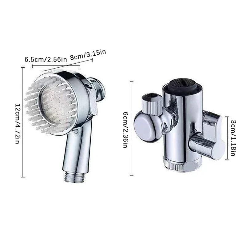 Bathroom Universal Faucet New Multifunctional Bathroom Connected To Shower Head Copper 360° Rotating Faucet Home