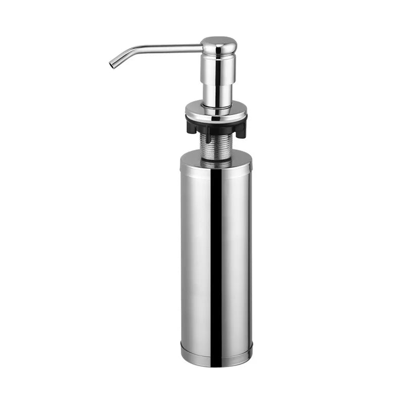 Round Head 350ml Liquid Soap Dispenser Kitchen Bathroom Sink Soap Dispenser Kitchen Sink Cleaning Accessories Soap Dispenser
