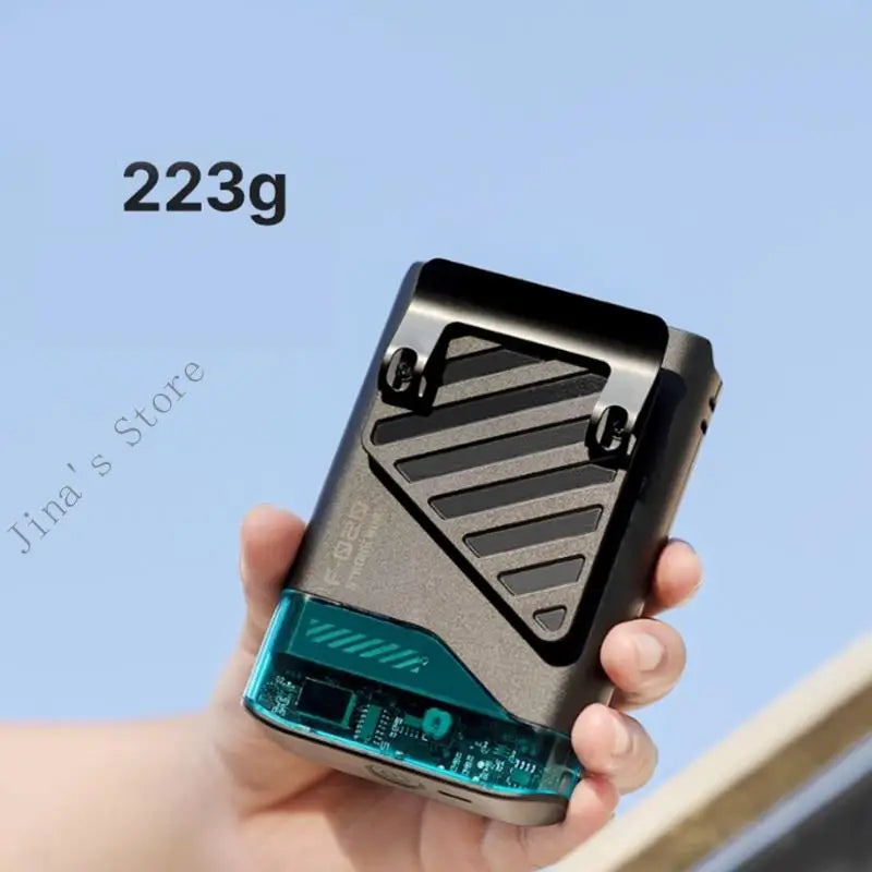 Wearable Belt Fan Portable Clip Fan 4000mAh Travel Fan ABS Texture Wai
