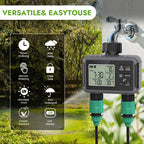 1/2/3-Outlets Smart Irrigation Watering System Automatic Water Timer Sprinkle Faucet Hose Programmer Timer for Garden Outdoor
