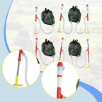 Fertilizer Spreader Large Capacity Multifunctional Labor Saving Fertilizer Dispenser for Turf Vegetables Lawn Gardening Corn