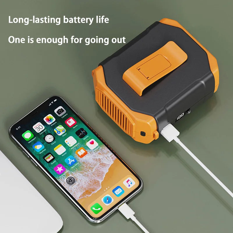 Xiaomi Mini Waist Fan USB Rechargeable Waist Clip Fan Air Cooler For O