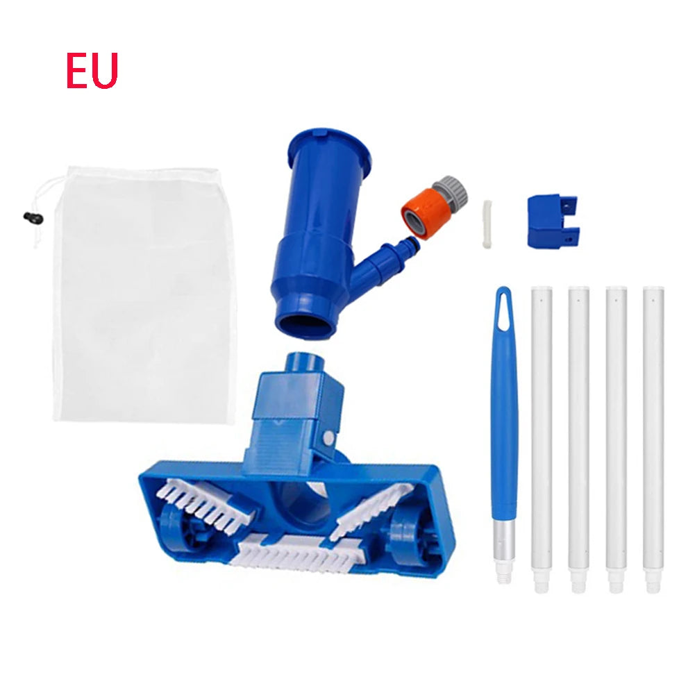 Pool Vacuum Head with Brush Bag Cleaning Kit Clean Bottoms For Pool Filter Swimming Pool Vacuum Cleaner Cleaning Skimmer Pools