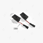 HD Glass Lens Car Door Light Laser Decor Projection Lamp Never Fade For Tesla Model 3 X S Y Car Accessories