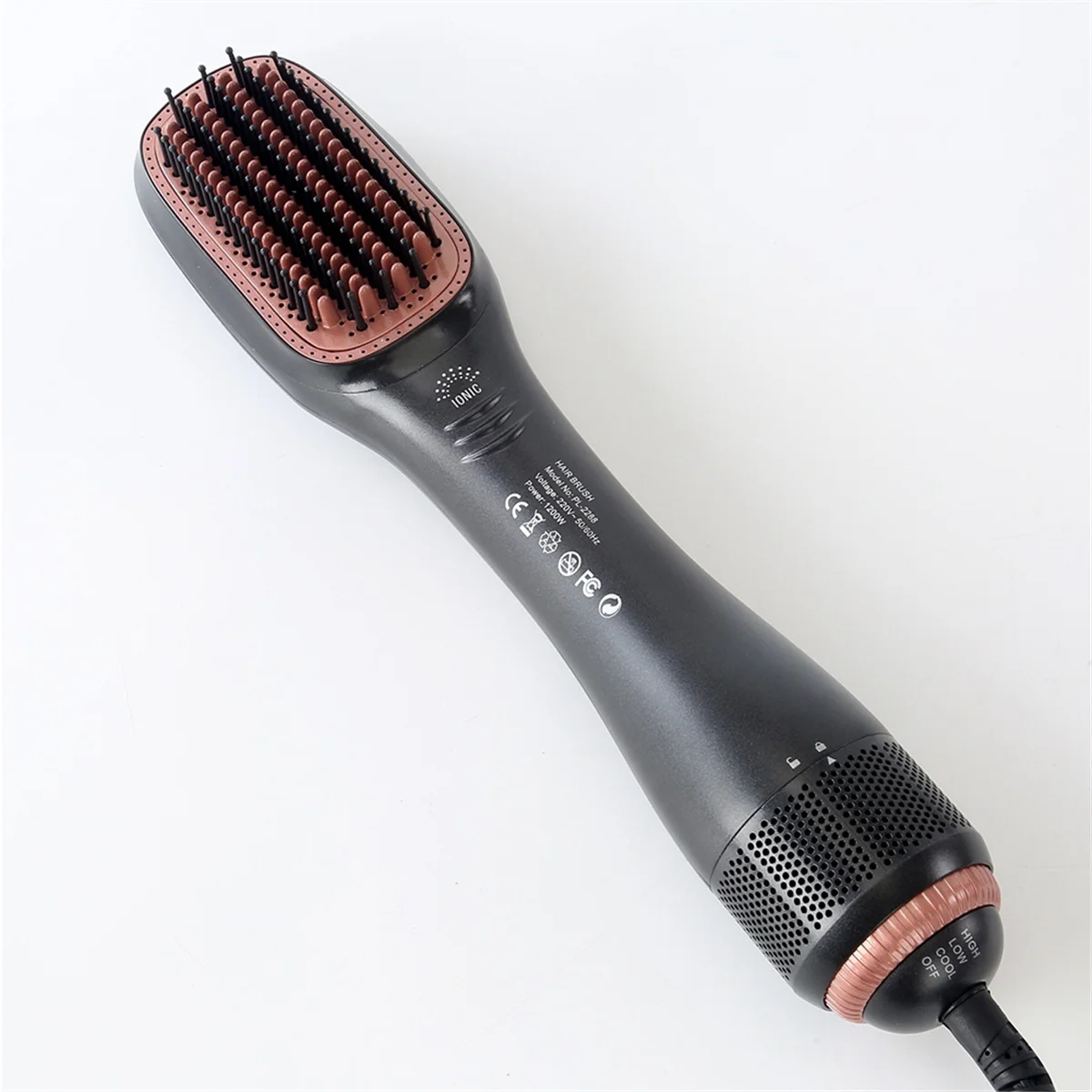 Electric 3 in 1 Hair Dryer Hot Air Comb Hair Comb Hair Dryer Comb Curling Iron Hair Tools EU Plug