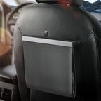 Car Backseat Hanging Garbage Bin PU Leather Vehicle Garbage Organizer Foldable Trash Can Car supplies For Car SUV Truck