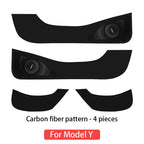 For Tesla Model Y Model 3 2018-2023 2024 Car door anti kick pad Anti dirt leather stickers door protection Interior accessories