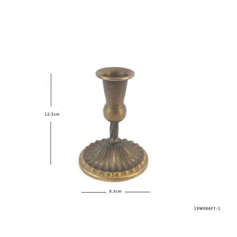 Single Headed Metal Candlestick Romantic Wedding Decorations Iron Art Candle Holders Living Room Candlelight Dinner Decoration