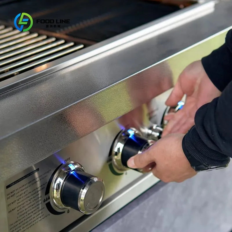 Customized Wholesale Stainless Steel Outdoor Kitchen Gas Grill Kitchen Cabinet and BBQ Grill