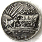 USA 1926-1939-PSD Oregon Commemorative Half Dollar Silver Plated Copy Coin