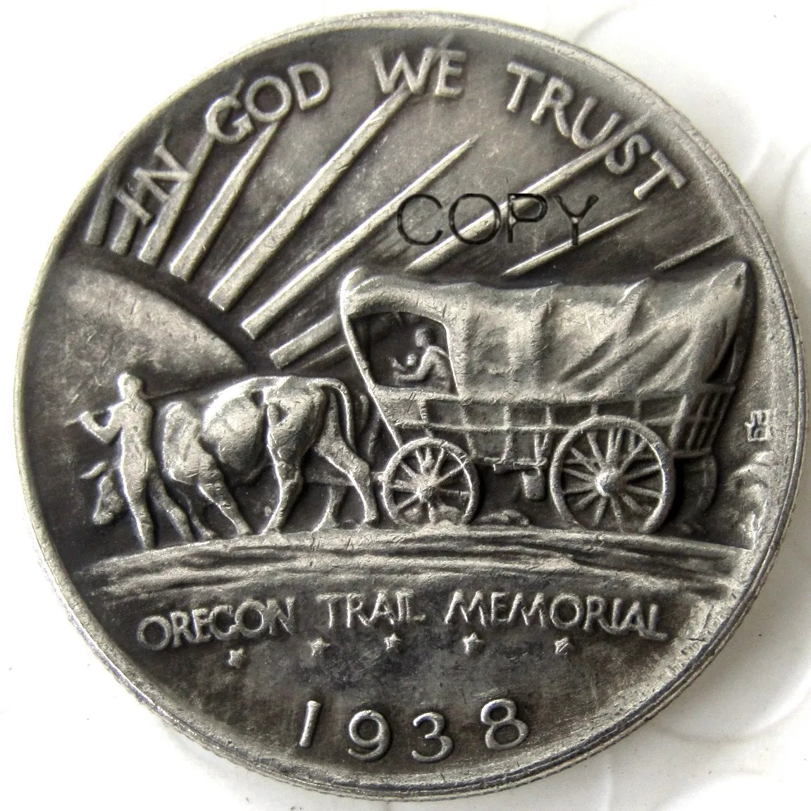 USA 1926-1939-PSD Oregon Commemorative Half Dollar Silver Plated Copy Coin
