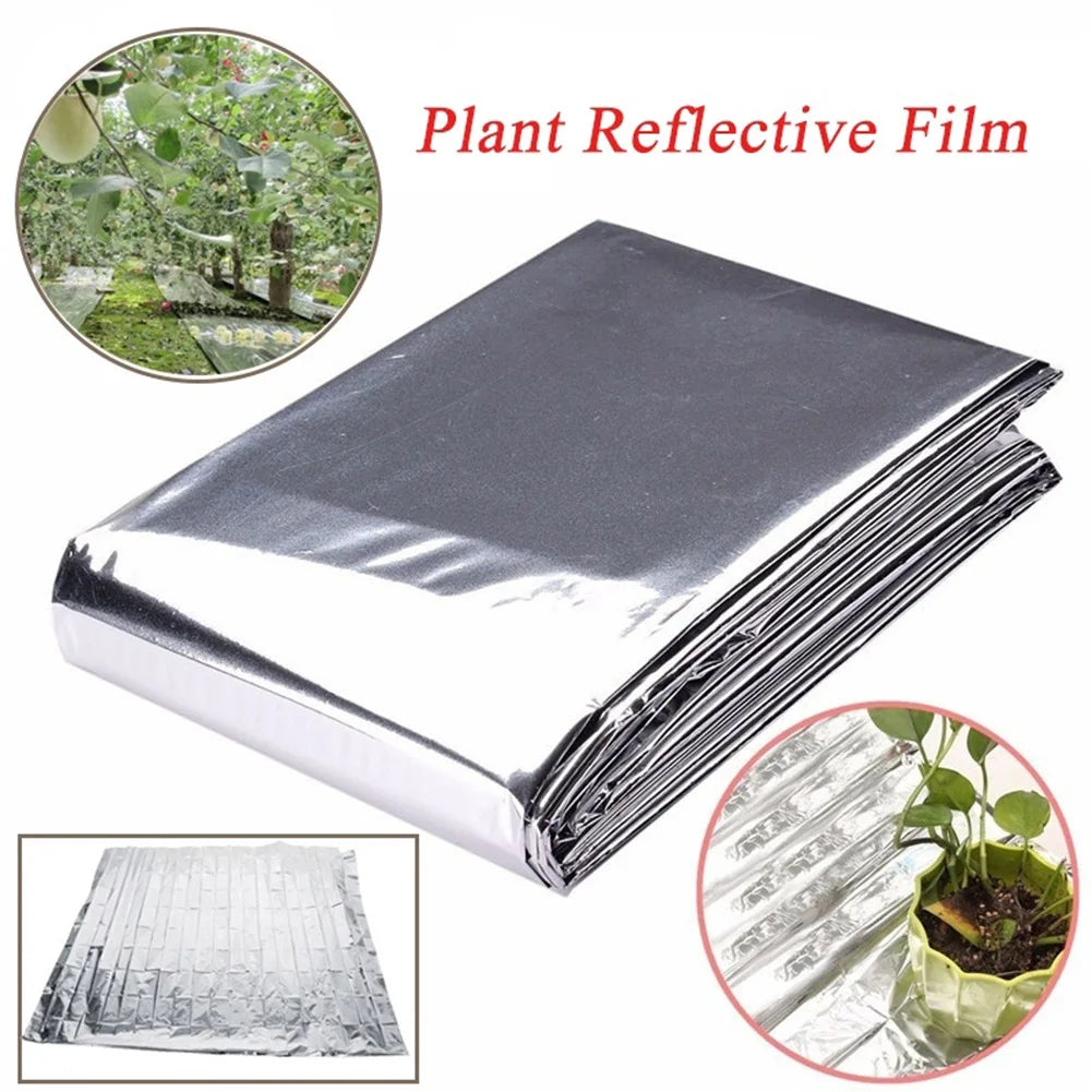 1-30PCS Silver Mylar Highly Reflective Films 210x120cm for Grow Foil Tent Room Garden Greenhouse Farming Increase Plant Growth