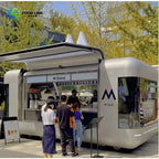 Customized Full Kitchen Equipment Mobile Trailer Camper Caravan Food Truck For Outdoor Commercial Vending Catering