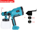 Cordless Paint Sprayer for Makita 18V Battery,1000ML Container HVLP Spray Paint Gun for Furniture, Fences, Walls, No battery