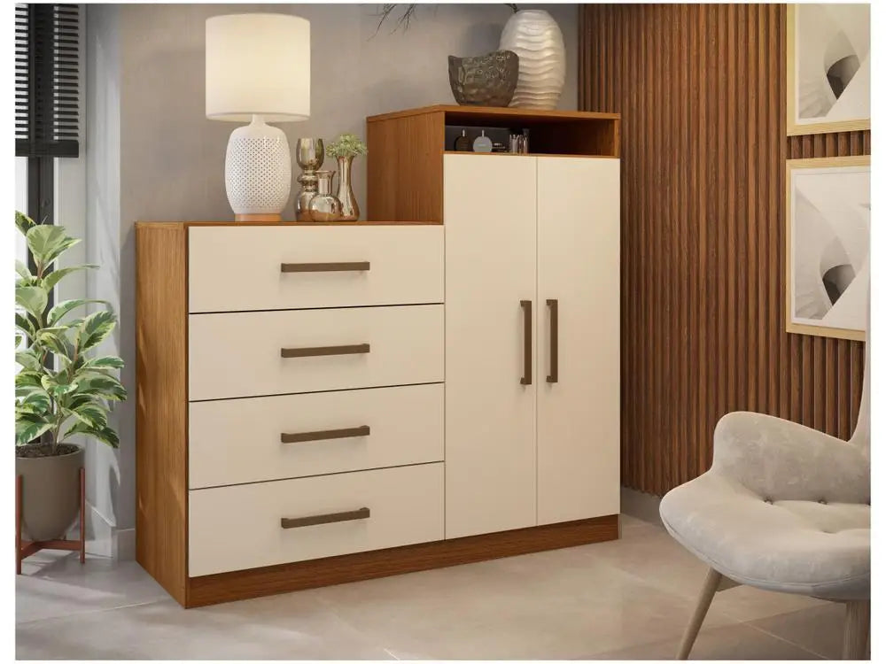Demóbile Aurea 4 Doors Drawers 2 Doors Dresser