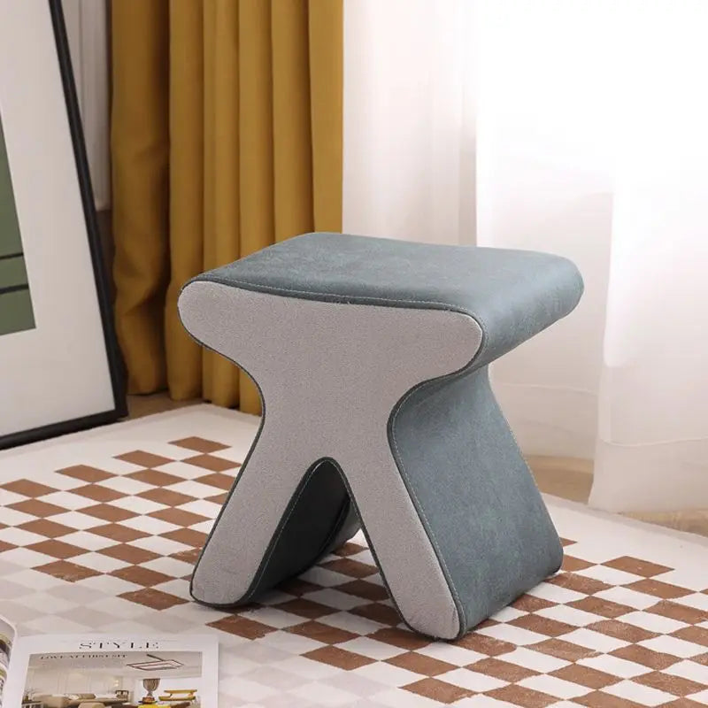 Creative Technology Cloth Stool Nordic Light Luxury Dressing Room Small Stool for The Entrance Living Room
