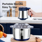5L Electric Meat Grinder Large Capacity Stainless Steel Flour Mixer Multifunctional Kitchen Vegetable Meat Slicing Grinder Mixer