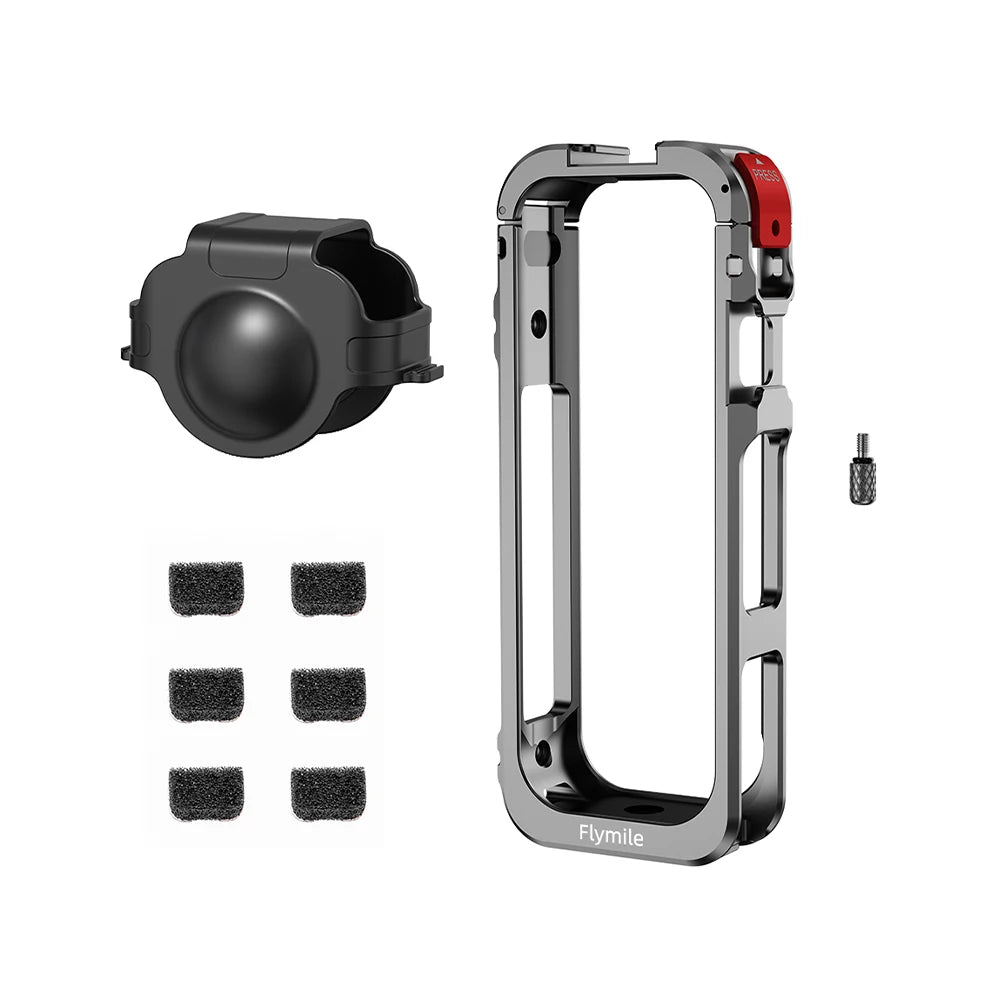 Insta360 X5 Metal Frame Protective Case - Shockproof Rabbit Cage