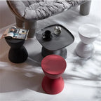 Thickened Plastic Simple Round Stool Living Room Home Stool Short Stool Simple Style Garden Balcony Waterproof Stools