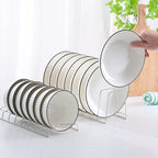 Stainless Steel Dish Draining Rack Multipurpose Shelf Bowl Drying Holder Kitchen Pot Lid Plates Storage Racks Kitchen Organizer