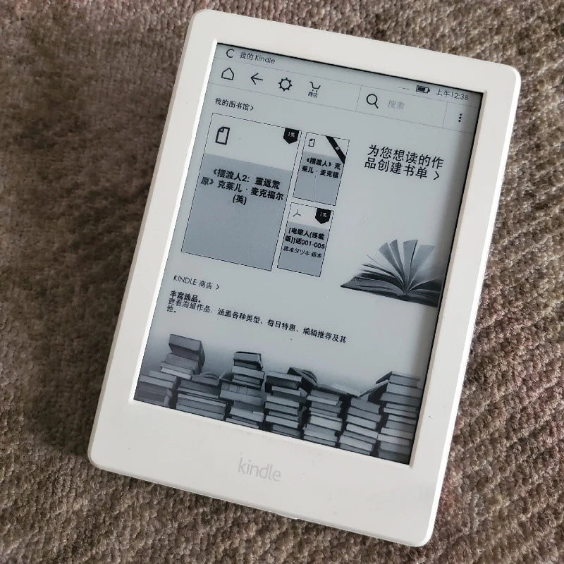 Used kindle Paperwhite 6 kindle 8 6 used ebook e book eink e-ink reader inch touch screen wifi ereader no light for kindle kobo